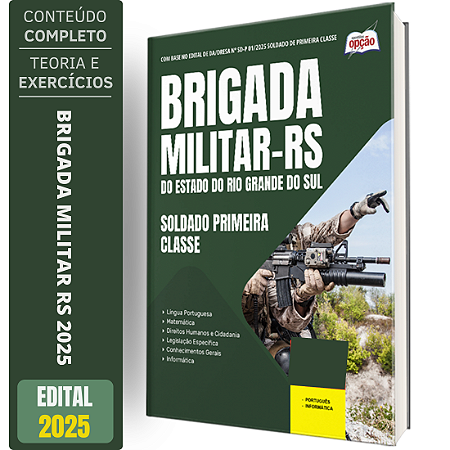 Apostila Brigada Militar RS 2025 - Soldado Primeira Classe