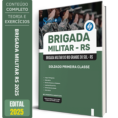 Apostila Brigada Militar RS 2025 - Soldado Primeira Classe
