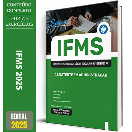 Apostila IFMS 2025 - Assistente em Administração