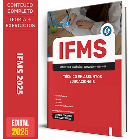 Apostila IFMS 2025 - Técnico em Assuntos Educacionais