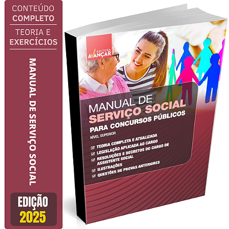 Apostila Manual De Serviço Social Para Concursos Públicos 2025
