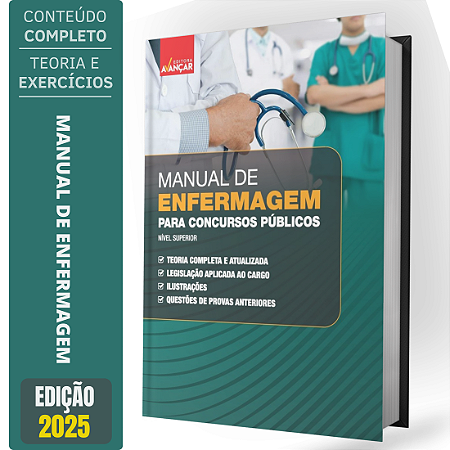 Apostila Manual De Enfermagem Para Concursos Públicos 2025