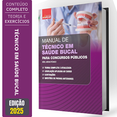 Manual De Técnico Em Saúde Bucal Para Concursos Públicos 2025