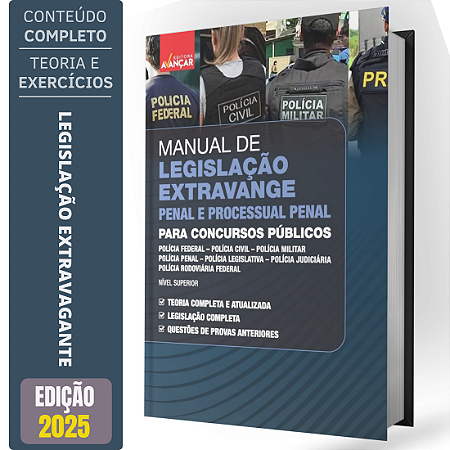 Manual De Legislação Extravagante Penal E Processual Penal 2025