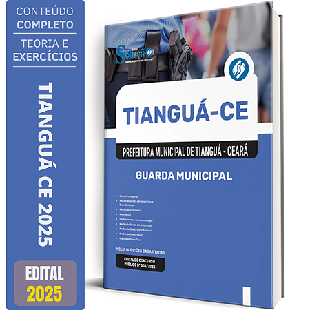 Apostila Prefeitura de Tianguá CE 2025 - Guarda Municipal