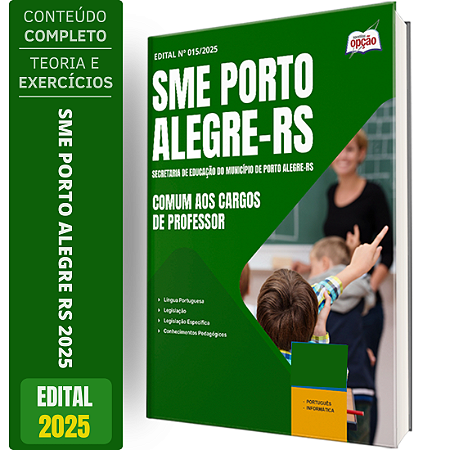 Apostila SME Porto Alegre 2025 - Comum aos Cargos de Professor