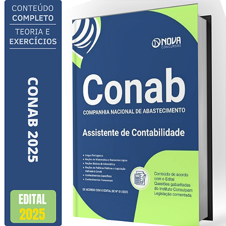 Apostila CONAB 2025 - Assistente de Contabilidade