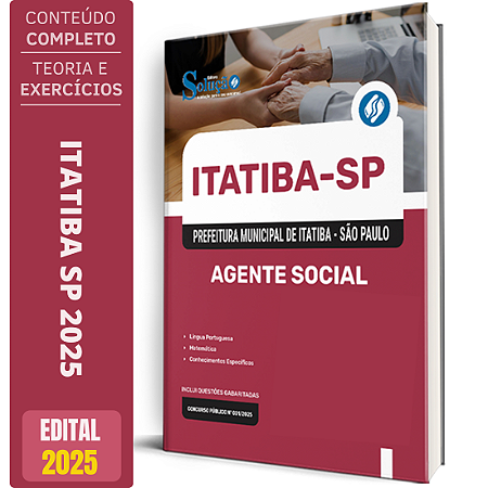 Apostila Prefeitura de Itatiba SP 2025 - Agente Social