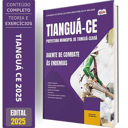 Apostila Prefeitura de Tianguá CE 2025 - Agente de Combate às Endemias