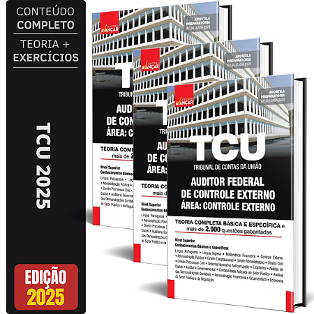 Apostila TCU 2025 - Auditor Federal De Controle Externo