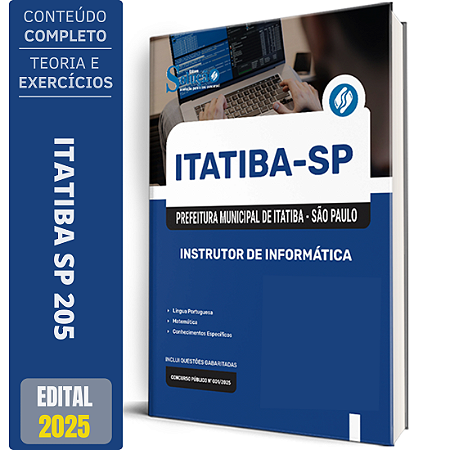 Apostila Prefeitura de Itatiba SP 2025 - Instrutor de Informática