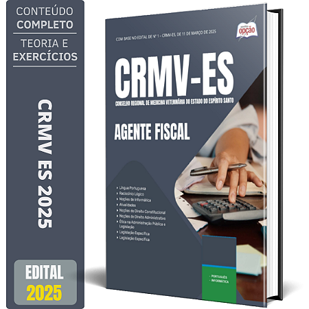 Apostila CRMV ES 2025 - Agente Fiscal