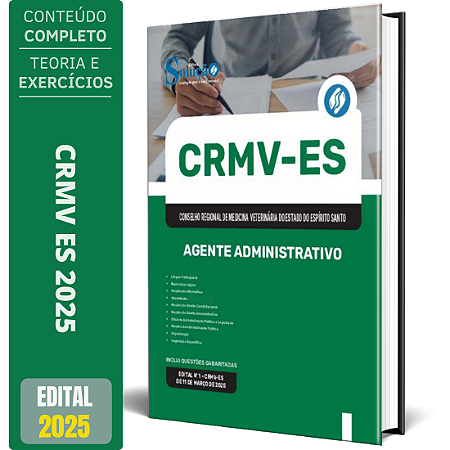 Apostila CRMV ES 2025 - Agente Administrativo
