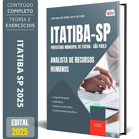 Apostila Prefeitura de Itatiba SP 2025 - Analista de Recursos Humanos