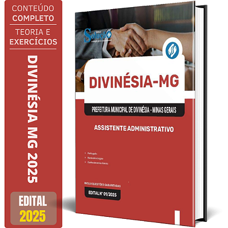 Apostila Prefeitura de Divinésia MG 2025 - Assistente Administrativo