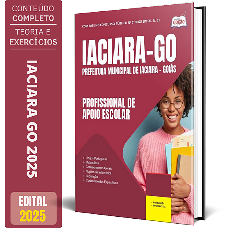 Apostila Prefeitura de Iaciara GO 2025 - Profissional de Apoio Escolar