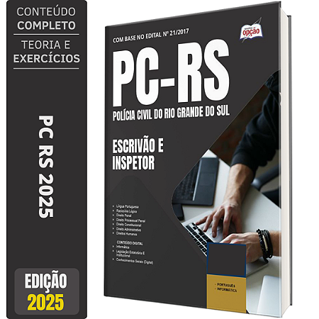 Apostila PC RS 2025 - Escrivão e Inspetor