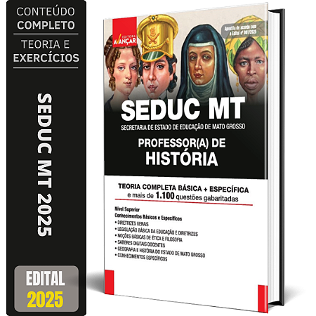 Apostila Seduc Mt 2025 - Professor (a) De História
