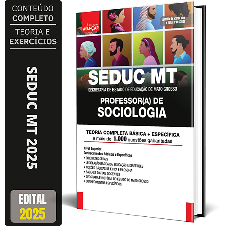 Apostila Seduc Mt 2025 - Professor (a) De Sociologia