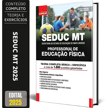 Apostila Seduc Mt 2025 - Professor (a) De Educação Física