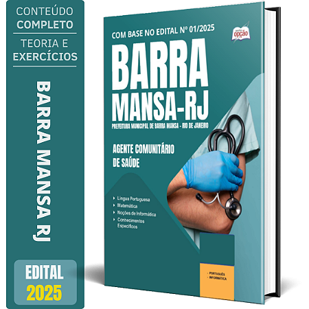 Apostila Prefeitura de Barra Mansa RJ 2025 - Agente Comunitário de Saúde