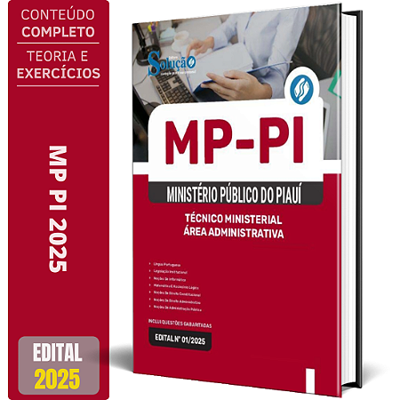 Apostila MP PI 2025 - Técnico Ministerial - Área Administrativa
