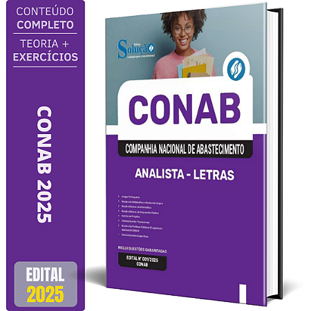 Apostila CONAB 2025 - Analista - Letras
