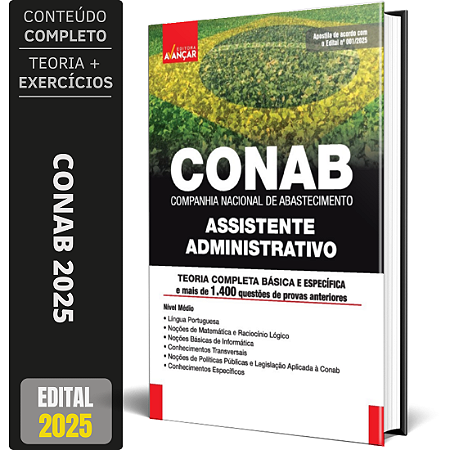 Apostila Conab 2025 - Assistente Administrativo
