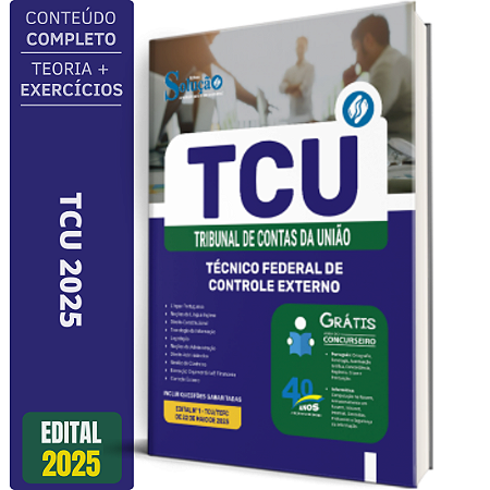 Apostila TCU 2025 - Técnico Federal de Controle Externo