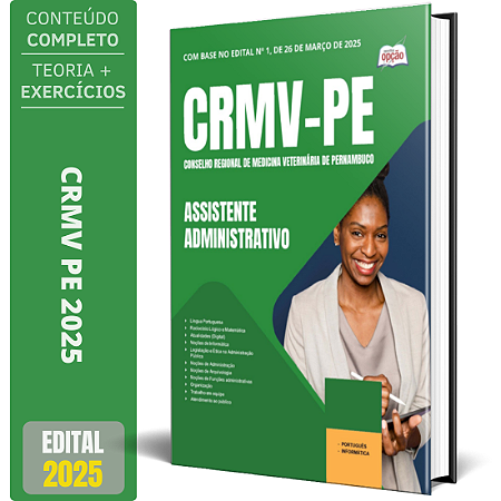 Apostila CRMV PE 2025 - Assistente Administrativo