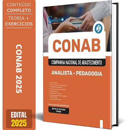 Apostila Concurso CONAB 2025 - Analista - Pedagogia