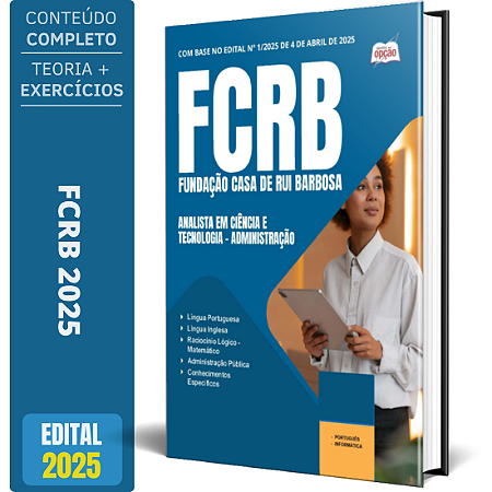 Apostila FCRB 2025 - Analista em Ciência e Tecnologia - Administração