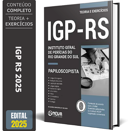 Apostila IGP RS 2025 - Papiloscopista