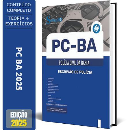 Apostila PC BA 2025 - Escrivão de Polícia