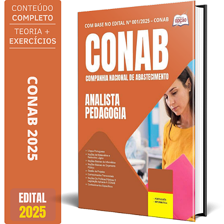Apostila CONAB 2025 - Analista - Pedagogia