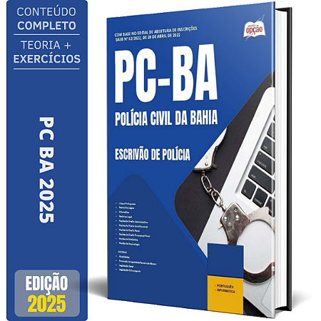 Apostila PC BA 2025 - Escrivão de Polícia