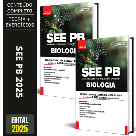 Apostila Concurso SEE PB 2025 - PROFESSOR BIOLOGIA