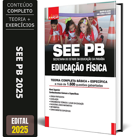 Apostila Concurso SEE PB 2025 - PROFESSOR EDUCAÇÃO FÍSICA
