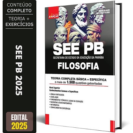 Apostila Concurso SEE PB 2025 - PROFESSOR FILOSOFIA