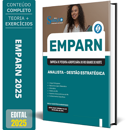 Apostila EMPARN 2025 - Analista - Gestão Estratégica