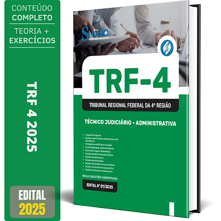 Apostila TRF 4 2025 - Técnico Judiciário - Administrativa