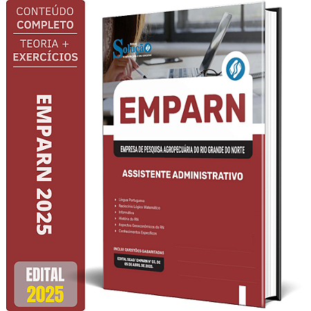 Apostila EMPARN 2025 - Assistente Administrativo