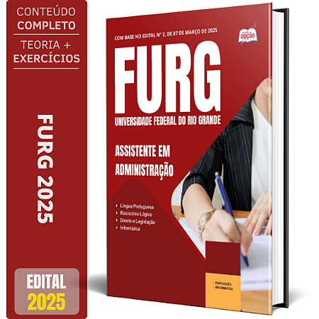 Apostila FURG 2025 - Assistente em Administração