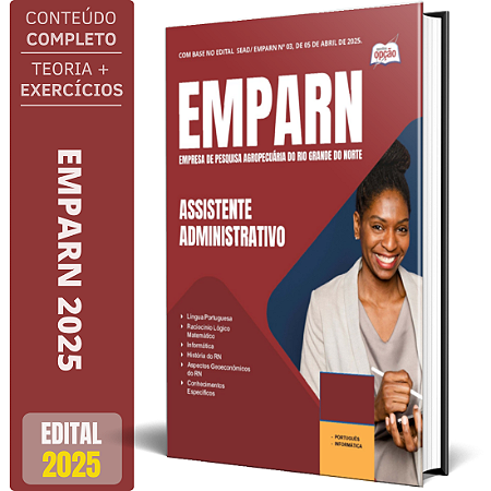 Apostila EMPARN 2025 - Assistente Administrativo