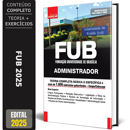 Apostila Concurso Fub 2025 - Administrador