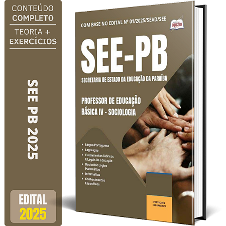 Apostila SEE PB 2025 - Professor de Educação Básica IV - Sociologia