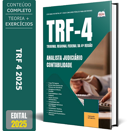 Apostila TRF 4 2025 - Analista Judiciário - Contabilidade