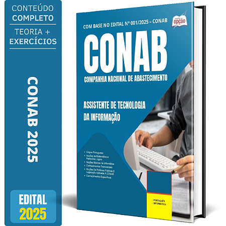 Apostila CONAB 2025 - Assistente de Tecnologia da Informação