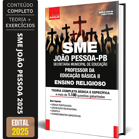 Apostila Sme João Pessoa Pb 2025 - Professor Ensino Religioso