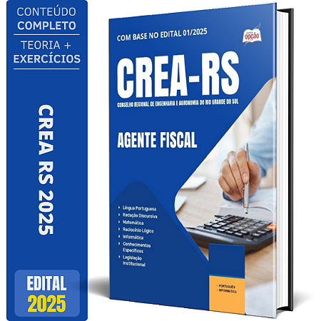Apostila CREA RS 2025 - Agente Fiscal